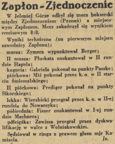 Zapłon - Zjednoczenie