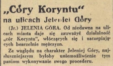 „Córy Koryntu" na ulicach Jeleniej Góry