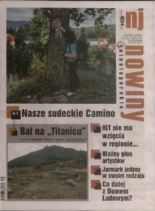 Nowiny Jeleniog&oacute;rskie : tygodnik społeczny, R.64!, 2022, nr 39 (3295!)