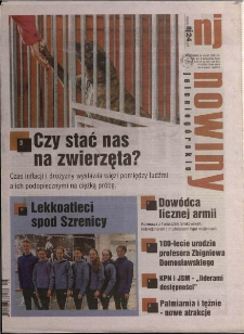 Nowiny Jeleniog&oacute;rskie : tygodnik społeczny, R.64!, 2022, nr 45/46 (3301/2!)