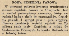 Nowa cegielnia parowa