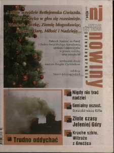 Nowiny Jeleniog&oacute;rskie : tygodnik społeczny, R.64!, 2022, nr 51 (3307!)