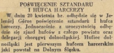 Poświęcenie sztandaru i hufca harcerzy