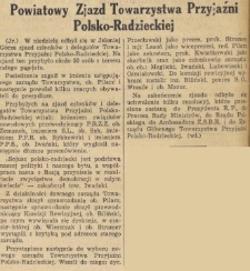 Powiatowy Zjazd Towarzystwa Przyjaźni Polsko-Radzieckiej