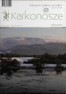 Karkonosze : czasopismo Sudetów Zachodnich, 2021, nr 1 (303)
