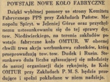 Powstaje nowe koło fabryczne