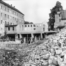 Lwówek Śląski - budowa elektrowni wodnej (fot. 1) [Dokument ikonograficzny]