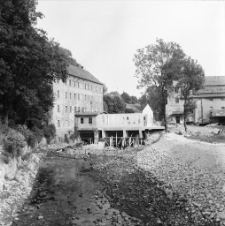 Lwówek Śląski - budowa elektrowni wodnej (fot. 2) [Dokument ikonograficzny]