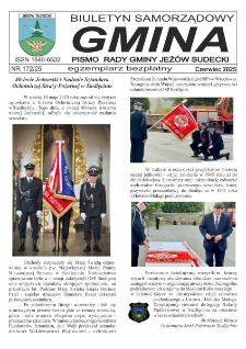 Gmina : biuletyn samorządowy : pismo Rady Gminy Jeżów Sudecki, 2025, nr 172
