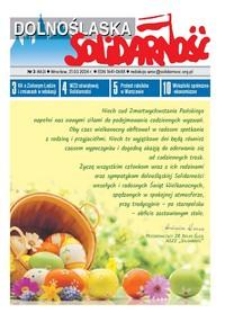 Dolnośląska Solidarność, 2024, nr 3 (463)