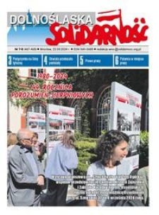 Dolnośląska Solidarność, 2024, nr 7-8 (467-468)