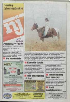 Nowiny Jeleniogórskie : tygodnik społeczny, R. 42, 1999, nr 41 (2156)