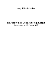 Der Bote aus dem Riesengebirge [Dokument elektroniczny]