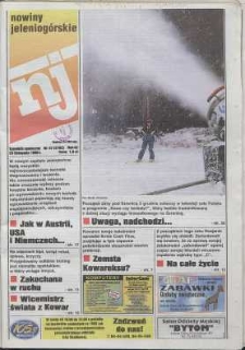Nowiny Jeleniogórskie : tygodnik społeczny, R. 42, 1999, nr 47 (2162)