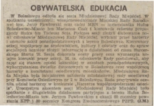 Obywatelska edukacja