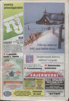 Nowiny Jeleniogórskie : tygodnik społeczny, R. 42, 1999, nr 51 (2166)