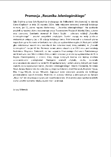 Promocja „Rocznika Jeleniogórskiego”