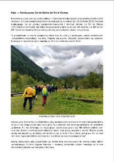 Alpy &ndash; z Forclaz przez Col de Balme do Tre le Champ [Dokument elektroniczny]