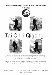 Tai Chi Qigong - ruch i praca z oddechem w Muflon - plakat [Dokument życia społecznego]