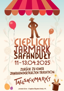 Cieplicki Jarmark Safanduły - Zurück zu einer jahrhundertealten Tradition. Tallsackmarkt - ulotka [Dokument życia społecznego]