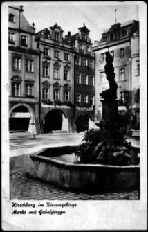 Jelenia Góra - Plac Ratuszowy - fontanna Neptuna [Dokument ikonograficzny]