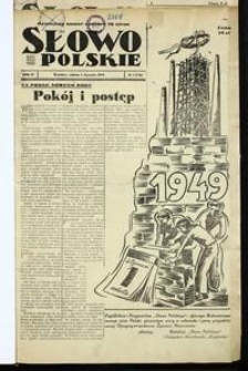 Słowo Polskie, 1949, nr 1 [1.01]