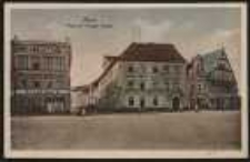 Ohlau – Ring mit Brieger Straße (wersja I) [Dokument ikonograficzny]