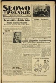 Słowo Polskie, 1949, nr 52 [22.02]