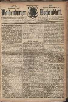 Waldenburger Wochenblatt, Jg. 28, 1882, nr 35