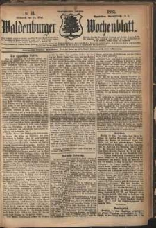 Waldenburger Wochenblatt, Jg. 28, 1882, nr 41