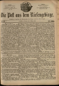 Die Post aus dem Riesengebirge, 1889, nr 53