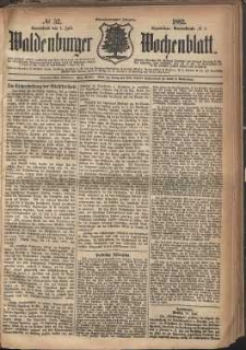 Waldenburger Wochenblatt, Jg. 28, 1882, nr 52