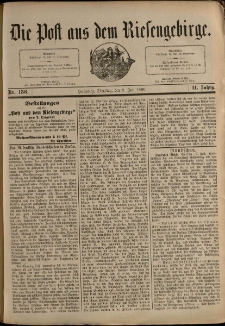 Die Post aus dem Riesengebirge, 1890, nr 156
