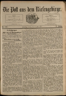 Die Post aus dem Riesengebirge, 1890, nr 159