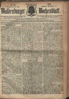 Waldenburger Wochenblatt, Jg. 28, 1882, nr 58