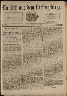 Die Post aus dem Riesengebirge, 1890, nr 173