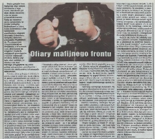 Ofiary mafijnego frontu