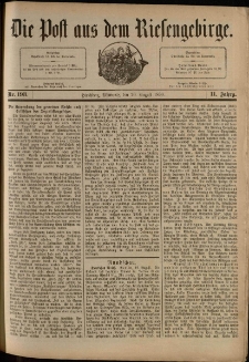 Die Post aus dem Riesengebirge, 1890, nr 193