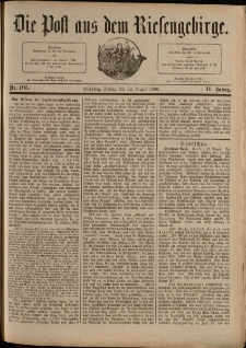 Die Post aus dem Riesengebirge, 1890, nr 195