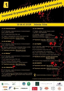 1. Festiwal Kryminału w Książnicy Karkonoskiej - program [Dokument życia społecznego]