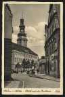 Ohlau i Schles. – Blick auf das Rathaus [Dokument ikonograficzny]