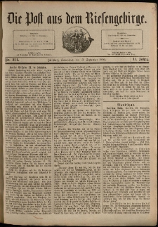 Die Post aus dem Riesengebirge, 1890, nr 214