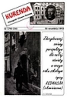 Kurenda : jeleniog&oacute;rski informator oświatowy, 1993, nr 7 (50)
