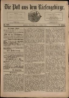 Die Post aus dem Riesengebirge, 1890, nr 230