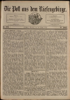 Die Post aus dem Riesengebirge, 1890, nr 239