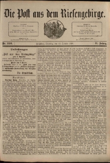 Die Post aus dem Riesengebirge, 1890, nr 240