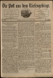 Die Post aus dem Riesengebirge, 1890, nr 251