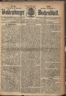 Waldenburger Wochenblatt, Jg. 28, 1882, nr 76