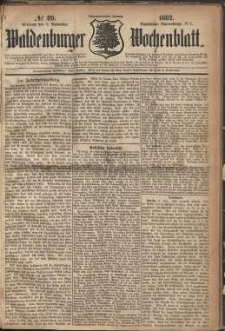 Waldenburger Wochenblatt, Jg. 28, 1882, nr 89