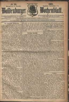 Waldenburger Wochenblatt, Jg. 28, 1882, nr 93